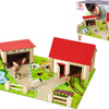 Eichhorn Wooden Farm avec accessoires 20dlg.