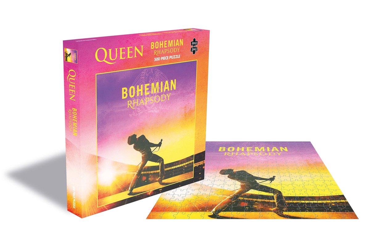 Puzzle reine tête en plastique rhapsodie bohème - puzzle 500 pièces
