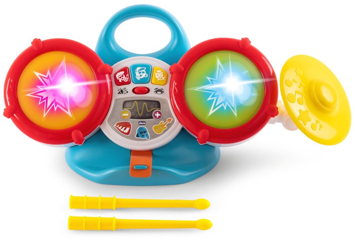 Chicco ma première batterie - jouet musical avec lumière et son (1-4 ans)