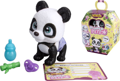 Simba - Pamper Petz - Panda - Fonction boisson et pipi - Couche avec fonction changement de couleur - à partir de 3 ans