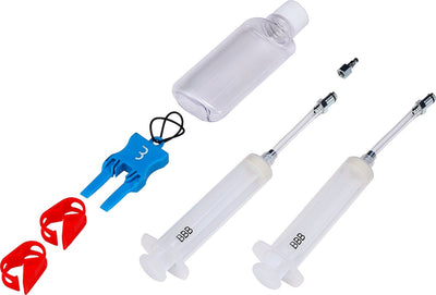 Ensemble de purge de frein de cyclisme Bbb - kit de purge sram - ensemble complet de purge de frein - y compris les adaptateurs saignement bord et anciens avid sram - bbs-102