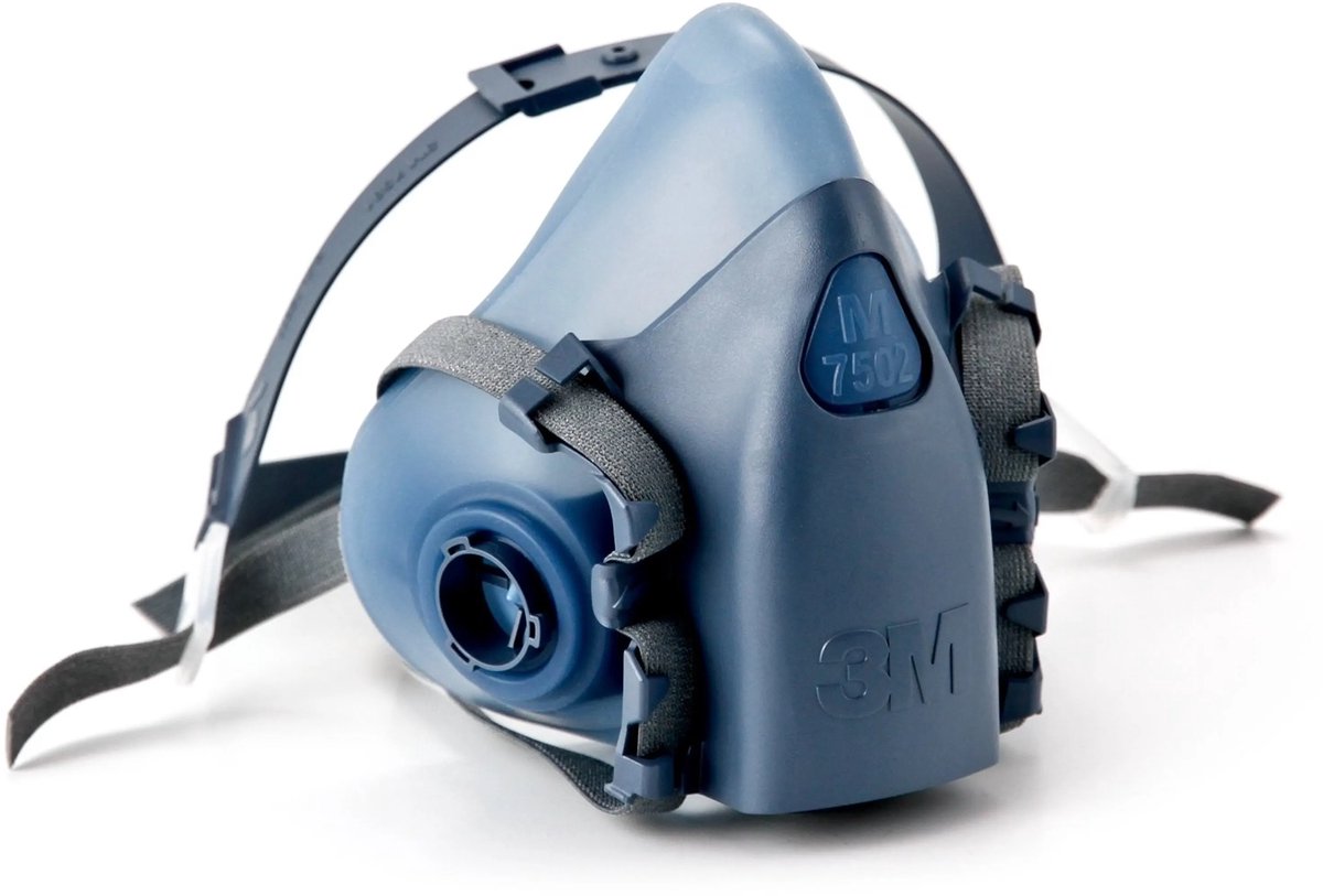 3m 750x demi-masque petit 07020008 - une couleur - s