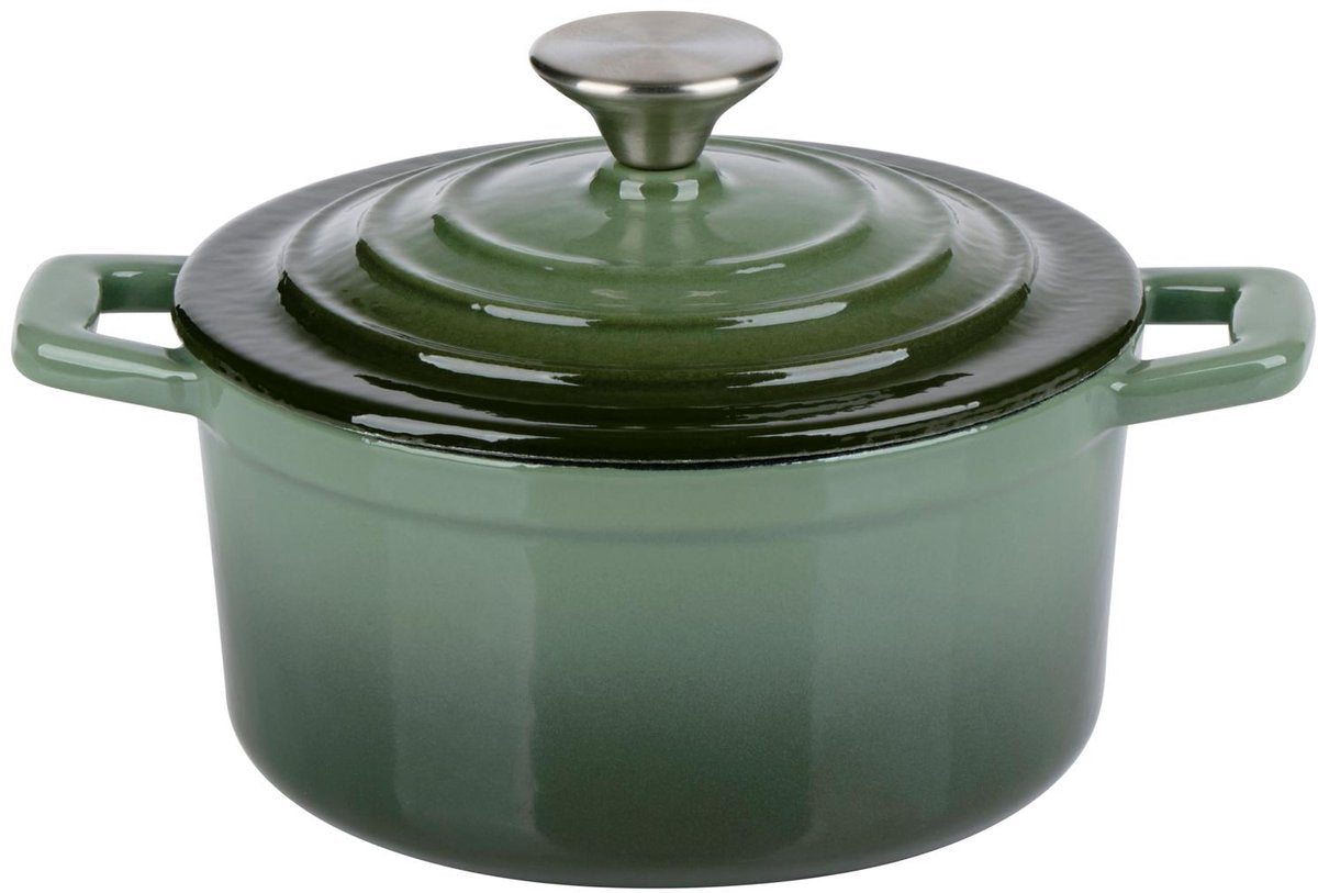 Alpina cocotte 14cm en fonte verte