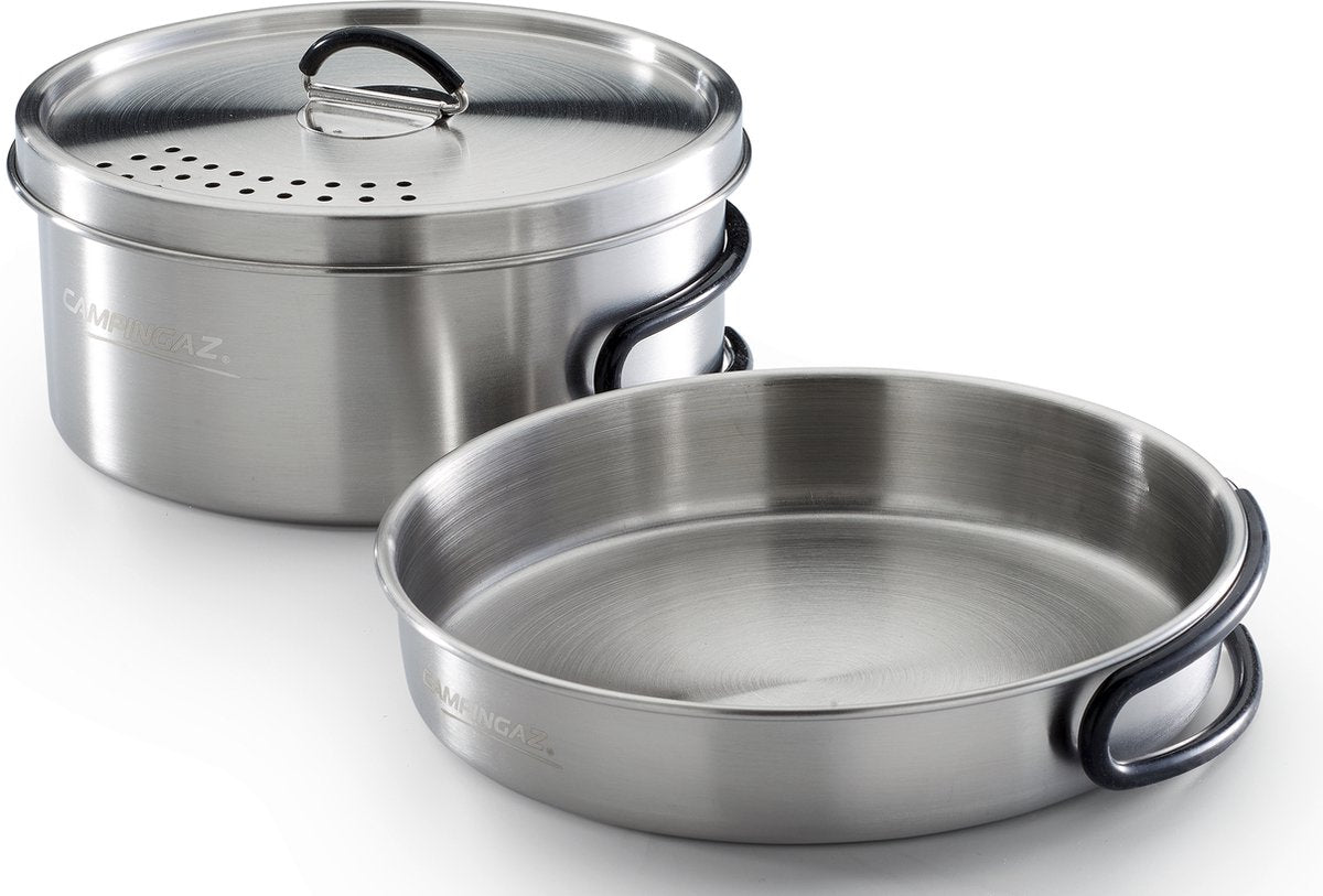 Kit de trekking Campingaz – Ensemble de poêles de camping 3 pièces – léger – aluminium