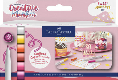 Marqueur Faber-castell - creative goldfaber - largeur de trait 1,5 mm - définir des moments doux - fc-160602
