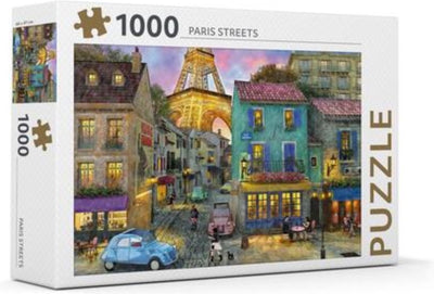 Puzzle Rebo - Rues de Paris - 1000 pièces - qualité premium