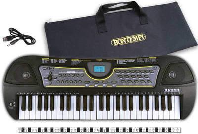 Bontempi spa bontempi - clavier numérique - 49 touches + adaptateur + sac