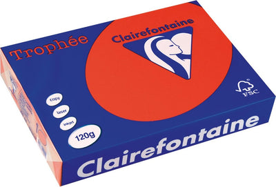 Papier coloré Clairefontaine rouge 120 g 21x29,5 cm
