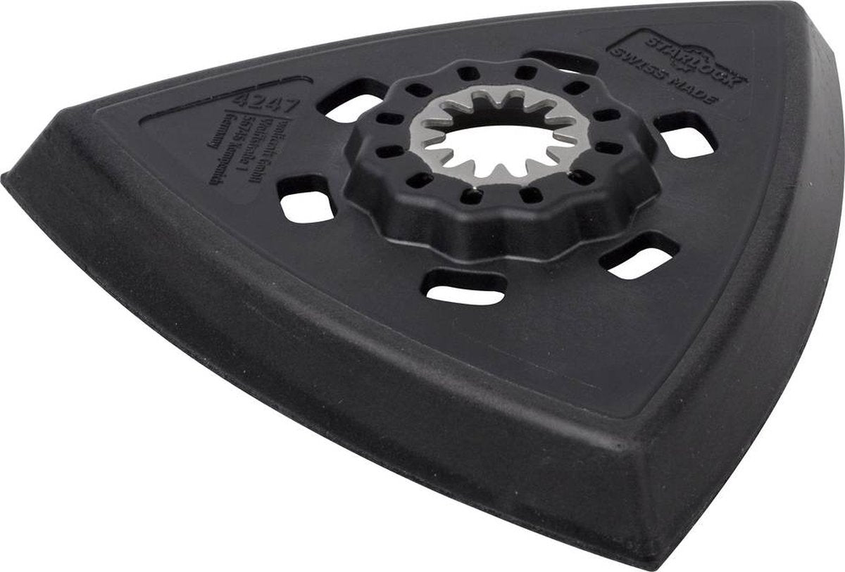 Wolfcraft - patin de ponçage multi-outils - starlock - pour papier de verre Velcro - 95mm - 4247000