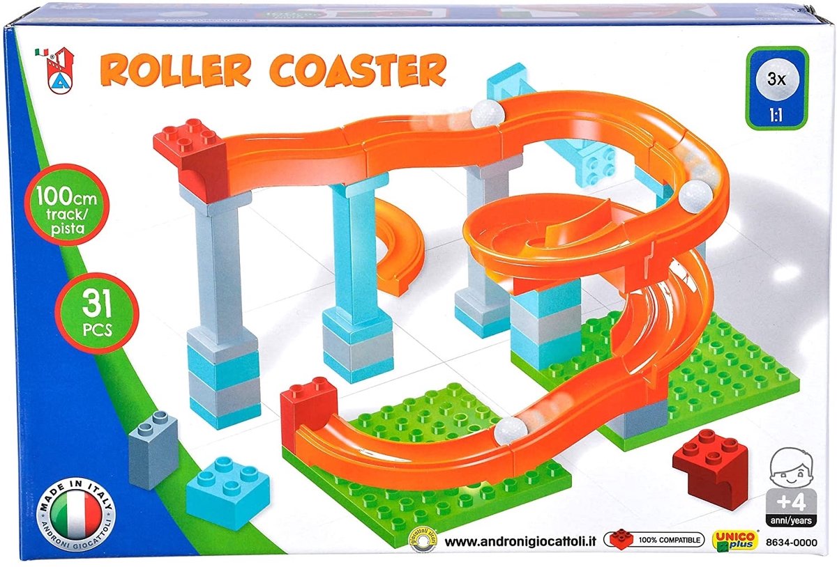 Androni Knikkerbaan Roller Coaster, 31dlg.