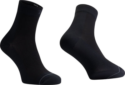 Bbb chaussettes de cyclisme noires - 3 paires - longueur : 13 cm - chaussettes de cyclisme durables été - taille 39 43 - chaussettes de cyclisme hommes et femmes - combifeet bso-20