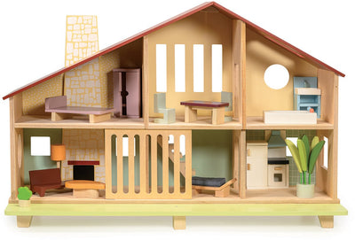 Allée des châtaigniers Mentari - chalet en cèdre avec mobilier - 74,50x27x49,50cm - bois - 3 ans