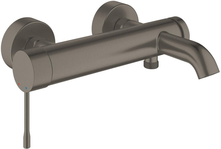 Nouveau robinet de bain Grohe essence - avec vidage - 15 cm - graphite dur brossé - 33624al1