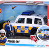 Carreau de police de pompier SAM avec une silhouette de jeu