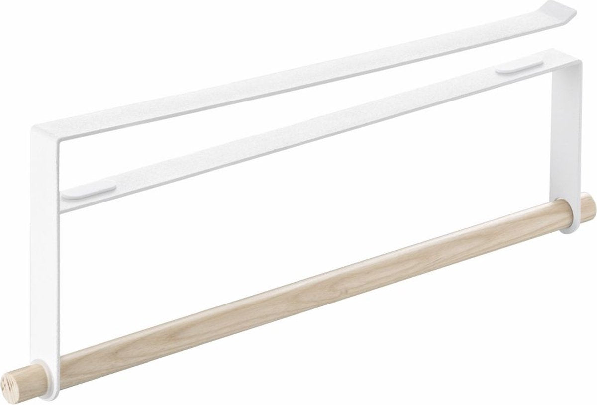 Porte-rouleau de cuisine suspendu Yamazaki - tosca - blanc