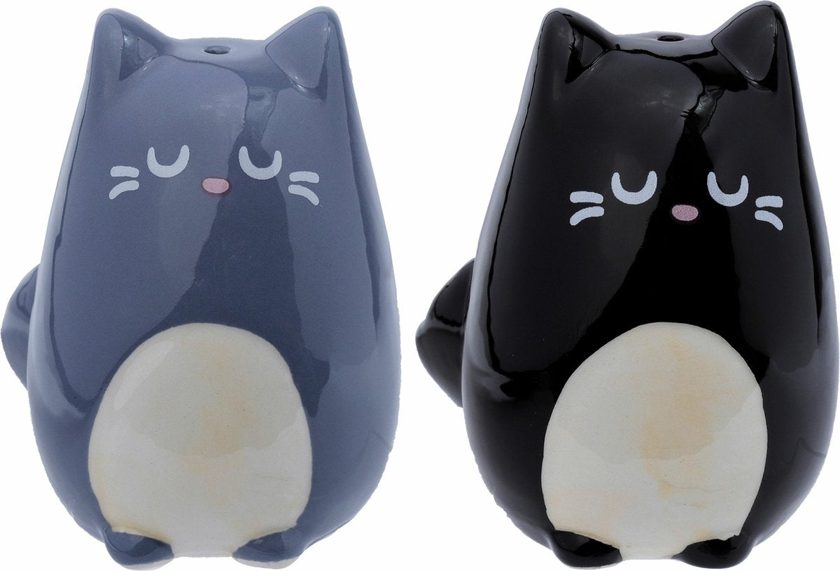 Fine Fine Cat poivre et sel Stel Black Gris