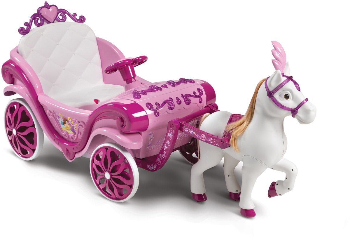 Disney Princess Disney Princess Cheval avec calèche - porteur électrique