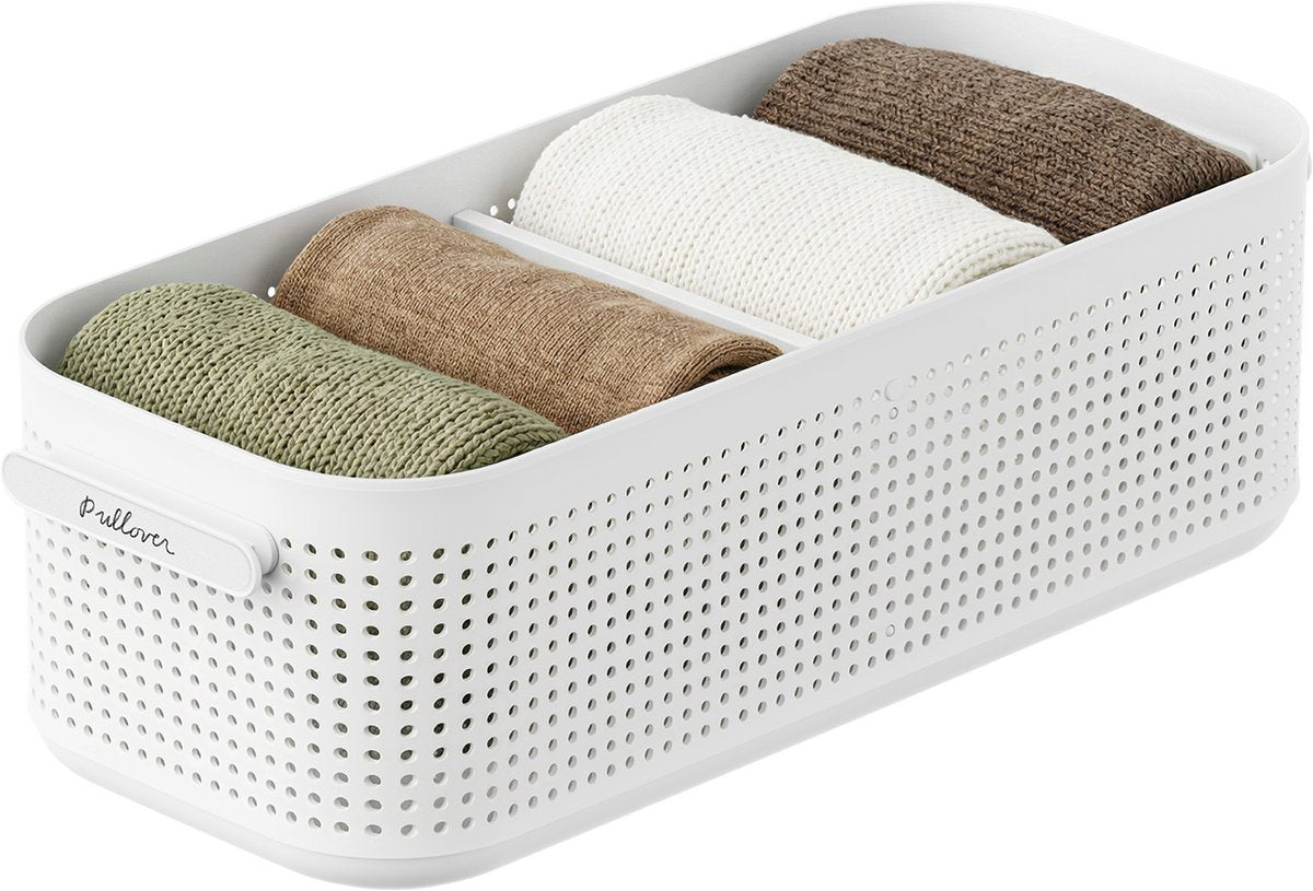 Organisateur de vêtements Rotho wop - boîte m - blanc
