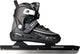 Nijdam patins de vitesse réglables - tube aluminium - gris - taille 38-41