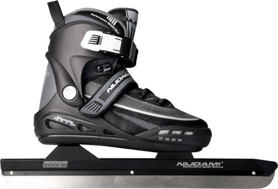 Nijdam patins de vitesse réglables - tube aluminium - gris - taille 38-41