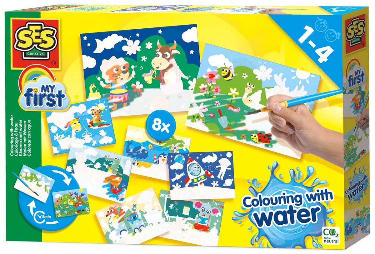 Ses My First - Colors with Water Megaset Hidden Animaux