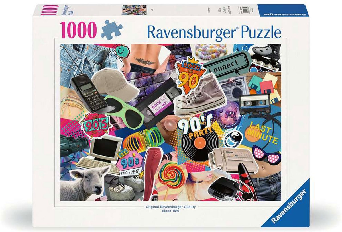 Ravensburger Puzzle du puzzle les années 90, 1000ST.