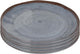 Bo-camp - assiette plate - halo - 4 pièces - mélamine - gris