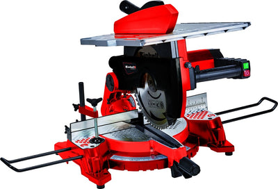 Scie à onglets électrique transversale Einhell avec table supérieure tc-ms 3017 t - 1600 w - ø305 mm - largeur de coupe maximale : 170 mm - tête de scie pivotante : 45° - incl. Lame de scie 40 dents