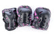 Tempish set de protection skate pour adultes - protège-poignets genouillères - rose - taille m