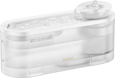 Mova WF10 pro - fontaine à eau pour chats, petits animaux - 1,5l - fontaine à eau sans fil avec 3 niveaux d'eau - filtration multiple - silencieuse (<30 dB)