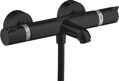 Hansgrohe ecostat thermostatique de bain en saillie confort noir mat