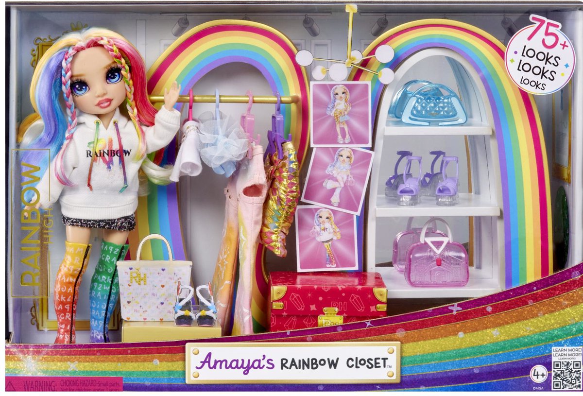 Rainbow High Amayas Rainbow Closet Playset