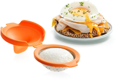 Pocheuse à oeufs Lékué - orange