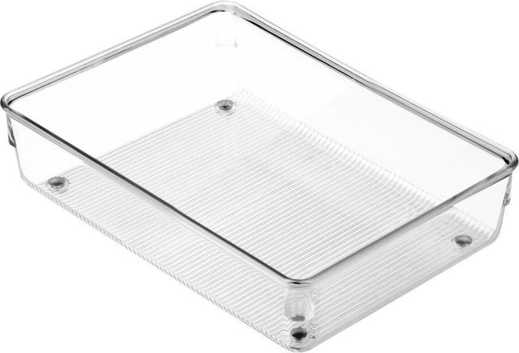 Idesign - organiseur de tiroir Linus - plastique - transparent