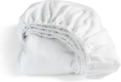 Cendrillon - drap-housse en molleton premium - jusqu'à 25 cm de hauteur de matelas - 100x210 cm - blanc