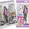 Grafix Fashion Design Sticker Book + pochoirs