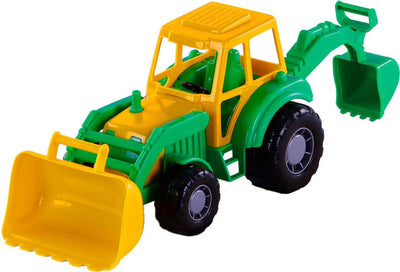 Toys Cavallino Toys Cavallino Junior Excavator Tractor Green