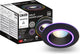 Spot encastrable intelligent Calex halo - downlight intelligent - RVB et lumière blanc chaud - noir