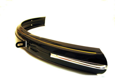 garde-boue avant 28 pouces acier noir or