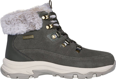 Skechers trego - bottes femme snow soucis - vert olive - taille 37