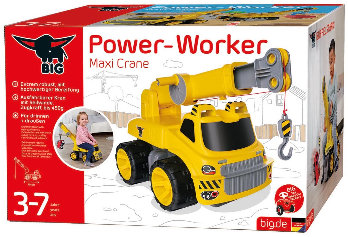 Big Power Worker Maxi Walking Car avec Tap
