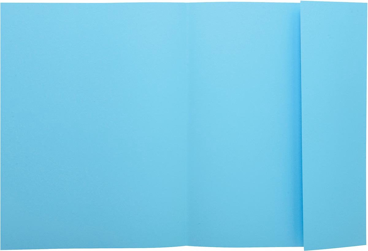 Exacompta classeur super 160 1 rabat bleu clair