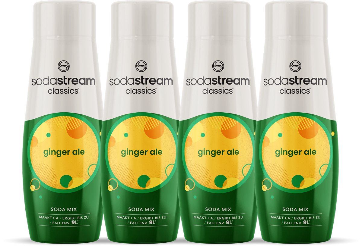 Sirop SodaStream gingembre ale - pack de 4