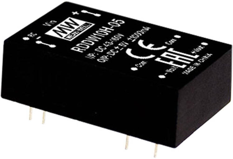 MW Mean Well RSDW10H-15 DC DC Converter 666 MA 10 W Nombre de sorties : 1 x contenu 1 pièce(s)
