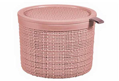 Panier de rangement de jute de curver autour de 2L Rose Dawn