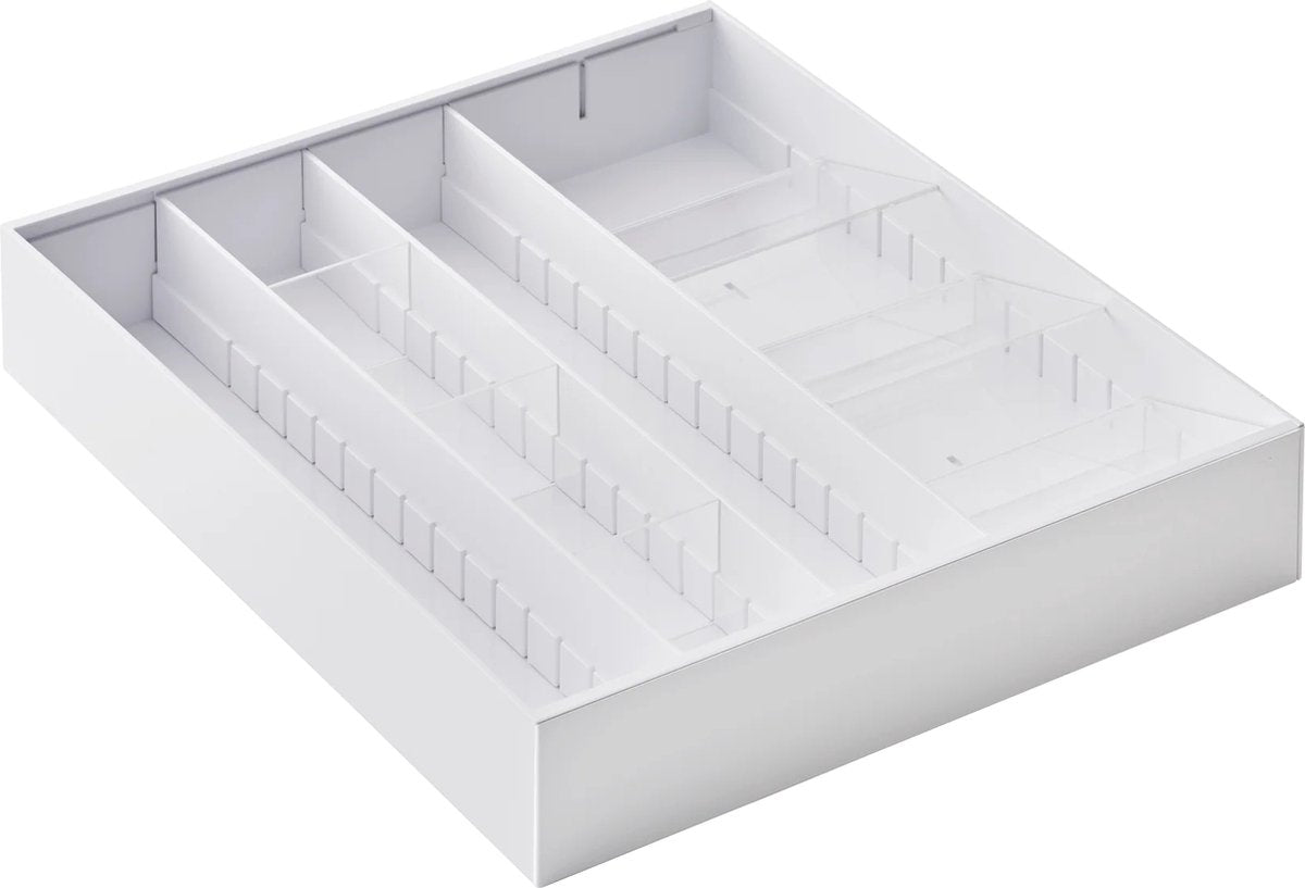 Range-couverts Yamazaki extensible - diagonale - tour - blanc