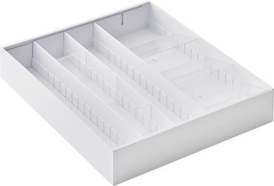 Range-couverts Yamazaki extensible - diagonale - tour - blanc