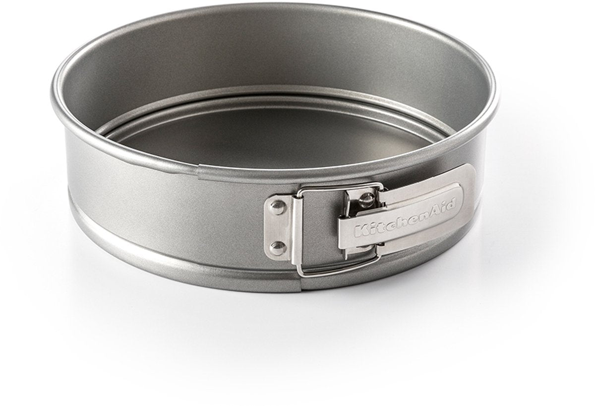 Moule à charnière Kitchenaid 24 cm - revêtement antiadhésif sans PFA - acier aluminisé - passe au four jusqu'à 230°c - rond