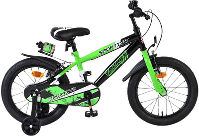 Volare Sportivo Child's Bike Boys 16 pouces Green Black Two Hand freins