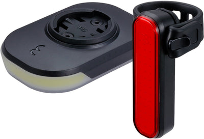 Bbb Cycling Slice 300 Combo Ensemble de feux avant et arrière – 300 lumens – Rechargeable par USB – IPX6 résistant à la pluie – Éclairage de vélo pour vélo de course VTT – BLS-282